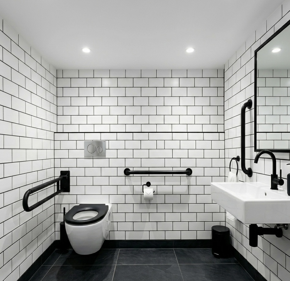 Bathroom tiling in Huntingdon